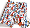 Retro Comic Beagle Christmas Polycotton Fabric - Half Yard (18” x 55”) 97564