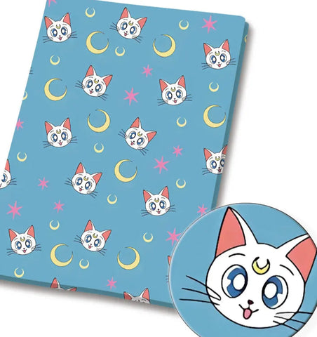 Sailor Moon Artemis polyCotton Fabric Half Yard (18” x 55”)