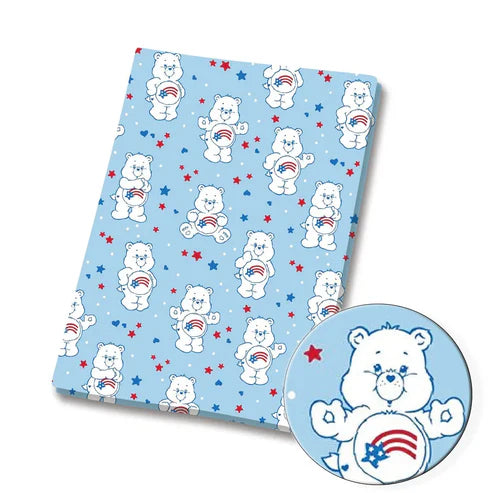 Bear Friends Polycotton Fabric - Half Yard (18” x 55”) 9884