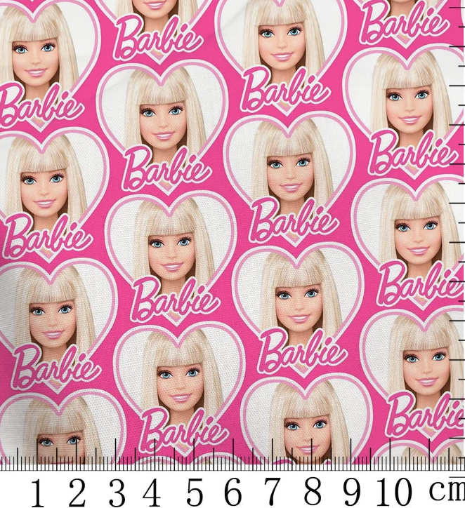Barbie polyCotton Fabric Half Yard (18” x 55”)