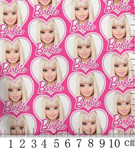 Barbie polyCotton Fabric Half Yard (18” x 55”)