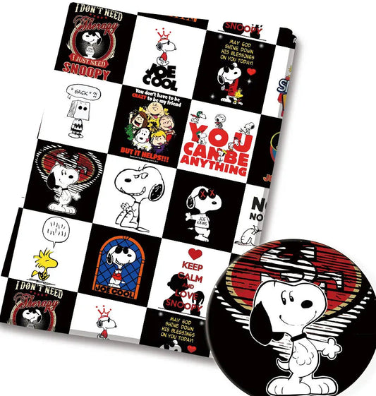 Peanuts Snoopy Charlie Brown polyCotton Fabric Half Yard (18” x 55”) 33268