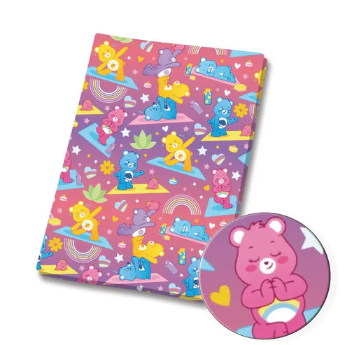 Bear Friends Yoga Polycotton Fabric - Half Yard (18” x 55”) 80701