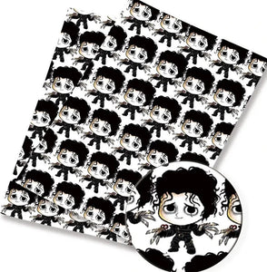 Kawaii Edward Scissorhands Cotton Fabric Half Yard (18” x 55”)