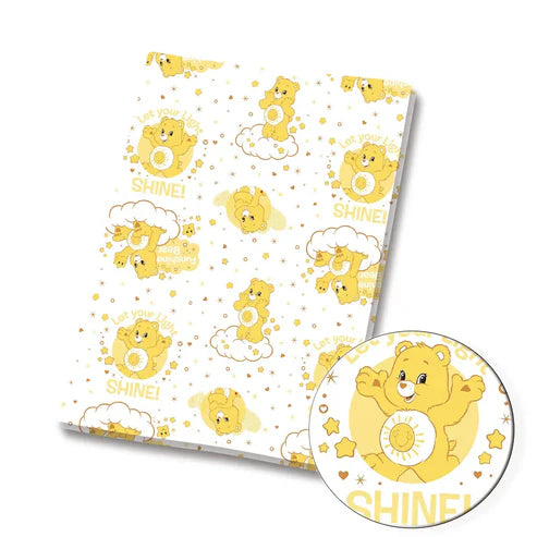 Bear Friends Polycotton Fabric - Half Yard (18” x 55”) 6977