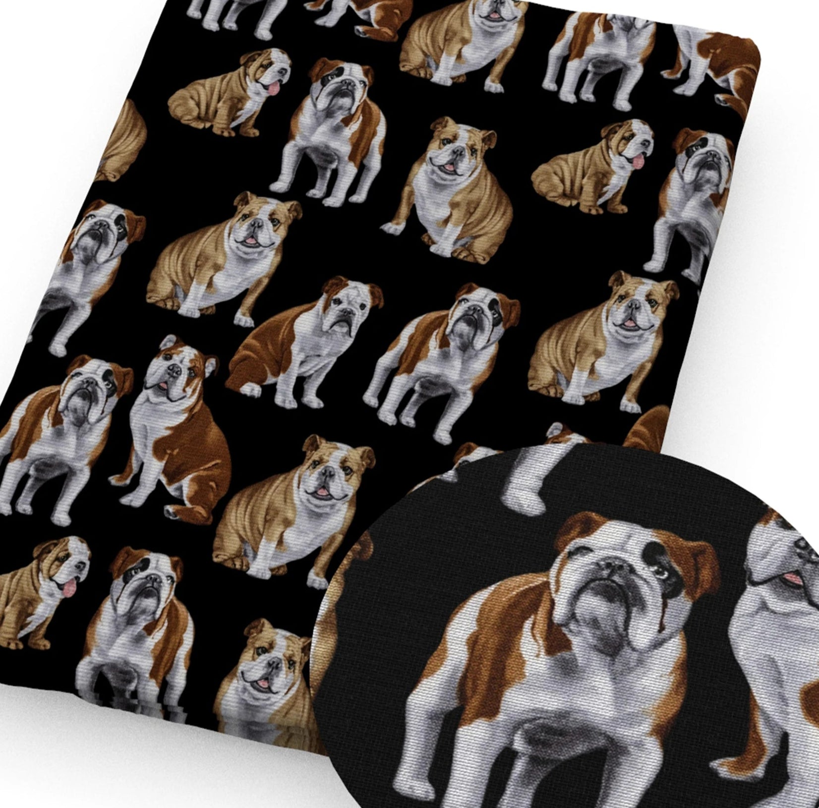 Bulldog polyCotton Fabric Half Yard (18” x 55”)