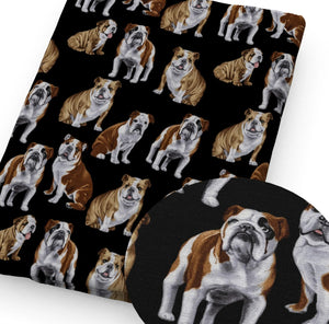 Bulldog polyCotton Fabric Half Yard (18” x 55”)