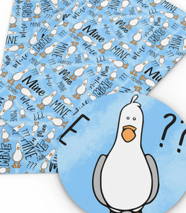 Nemo Seagulls polyCotton Fabric Half Yard (18” x 55”)