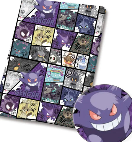 Pokemon PolyCotton Fabric Half Yard (18” x 55”)