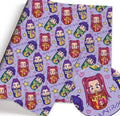 K-Pop Fantasy Anime Polycotton Fabric - Half Yard (18” x 55”) 47479