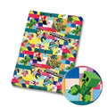 Pixel Blocks game Polycotton Fabric - Half Yard (18” x 55”) 90043