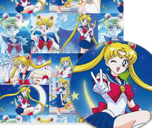 Sailor Moon polyCotton Fabric Half Yard (18” x 55”)