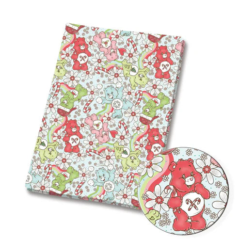 Bear Friends Polycotton Fabric - Half Yard (18” x 55”) 41129