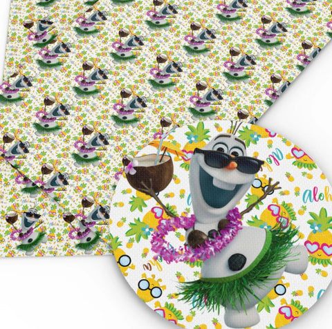 Olaf summer polyCotton Fabric Half Yard (18” x 55”)