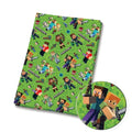 Pixel Blocks game Polycotton Fabric - Half Yard (18” x 55”) 90047