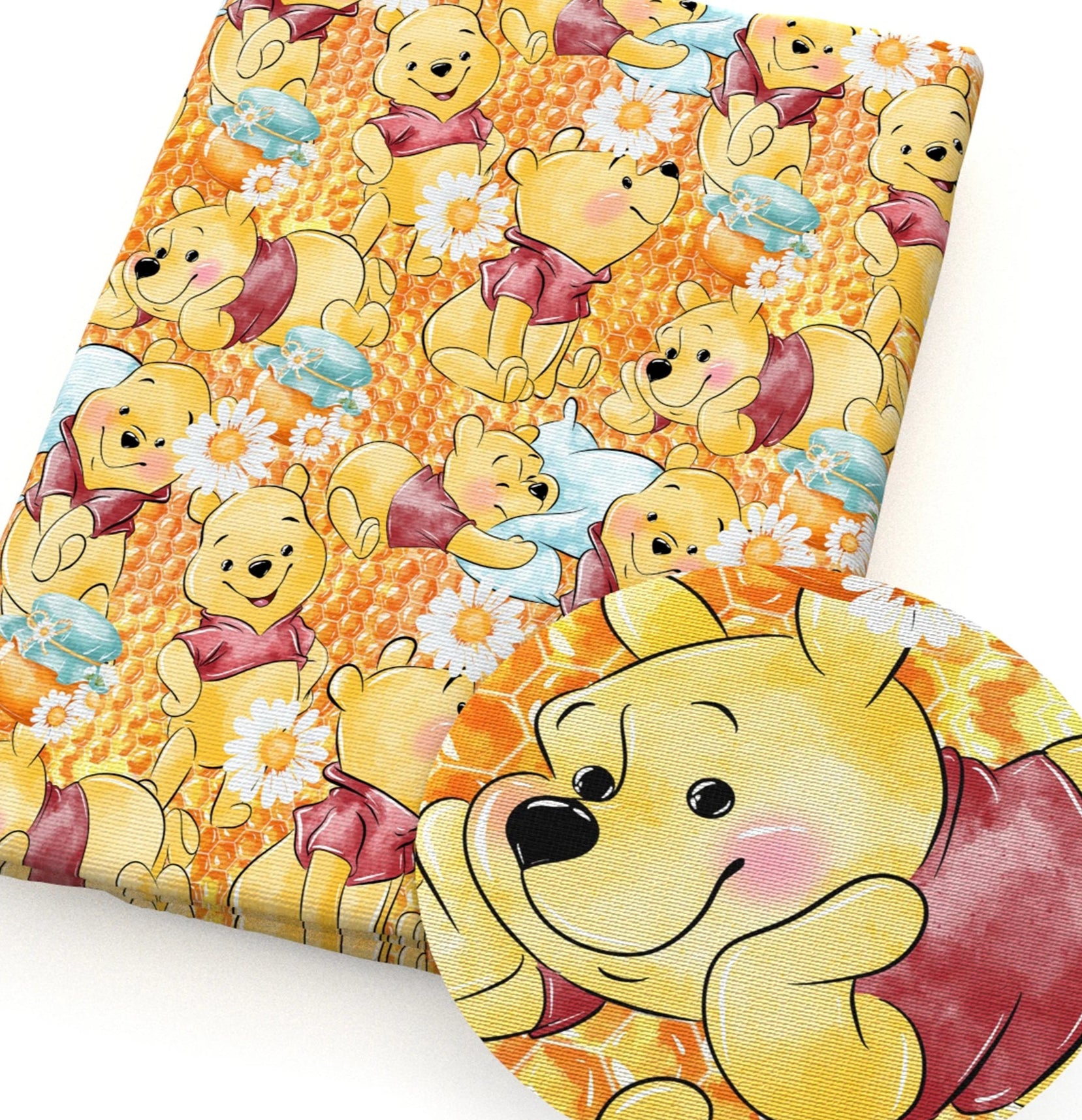 Winnie the Pooh polyCotton Fabric Half Yard (18” x 55”)