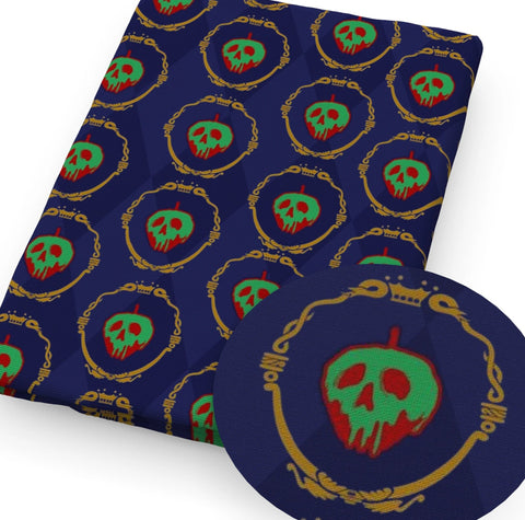 Poison apple polyCotton Fabric Half Yard (18” x 55”)