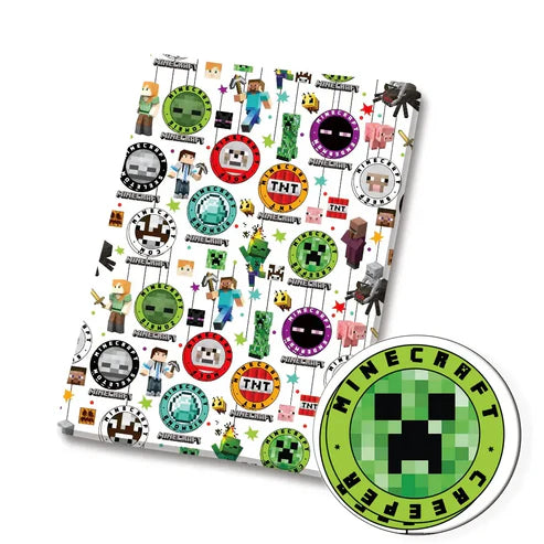 Pixel Blocks game Polycotton Fabric - Half Yard (18” x 55”) 7284