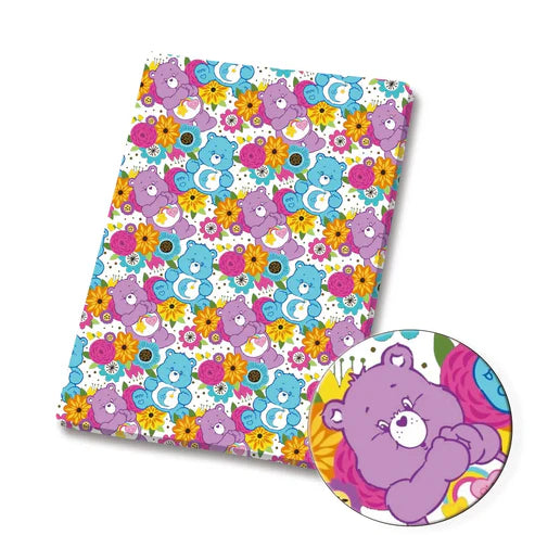 Bear Friends Polycotton Fabric - Half Yard (18” x 55”) 45844