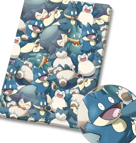 Snorlax PolyCotton Fabric Half Yard (18” x 55”)