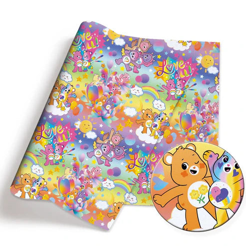 Bear Friends Polycotton Fabric - Half Yard (18” x 55”) 13344