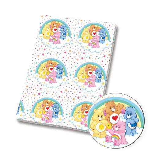 Bear Friends Polycotton Fabric - Half Yard (18” x 55”) 29034