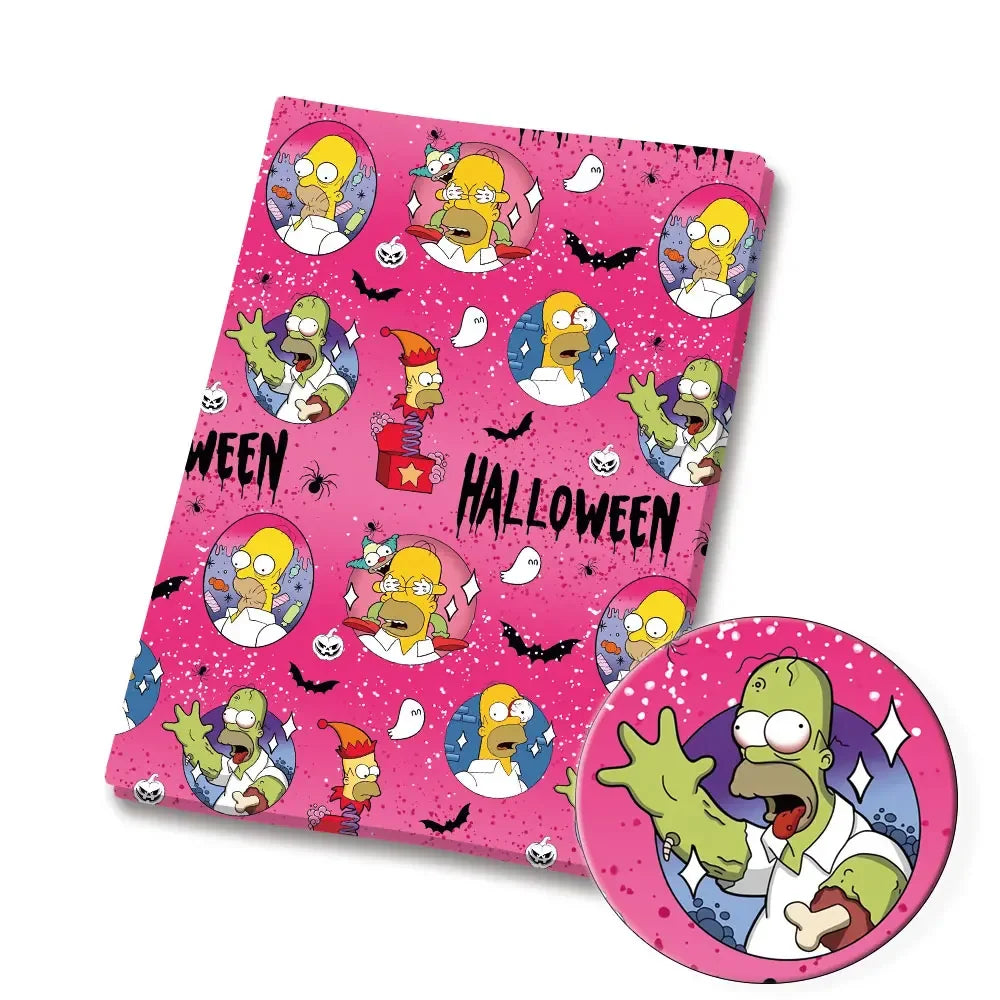 The Simpsons Halloween polyCotton Fabric Half Yard (18” x 55”) 90741