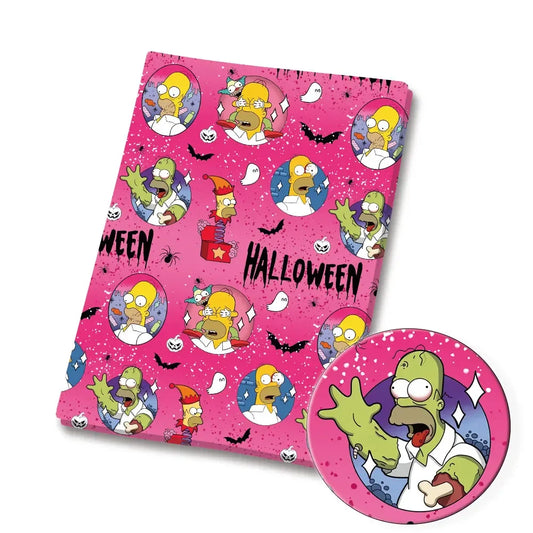 The Simpsons Halloween polyCotton Fabric Half Yard (18” x 55”) 90741