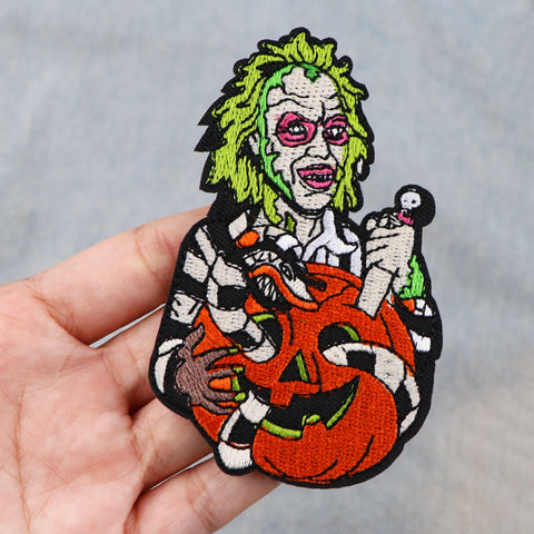 Beetlejuice Embroidered Patch