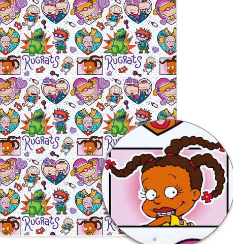 Rugrats Cotton Fabric Half Yard (18” x 55”)