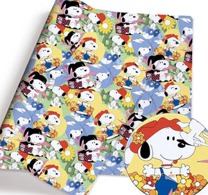 Snoopy PolyCotton Fabric Half Yard (18” x 55”)