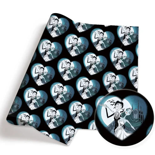 Gothic Romance Girl Polycotton Fabric - Half Yard (18” x 55”) 83083