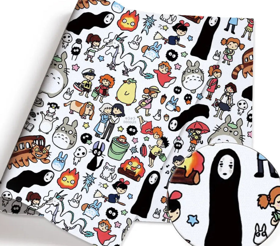 Ghibli polyCotton Fabric Half Yard (18” x 55”)