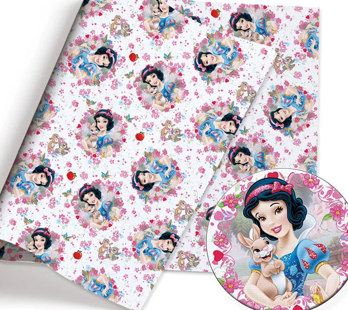 Snow White polyCotton Fabric Half Yard (18” x 55”)