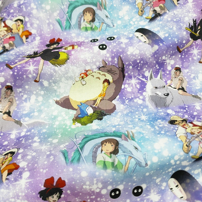 Ghibli Cotton Fabric Half Yard (18” x 43”)