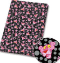 Retro Cartoon Panther polyCotton Fabric Half Yard (18” x 55”) 5451