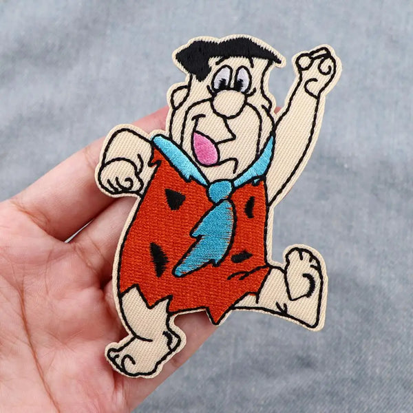 Fred Flintstone Embroidered Patch