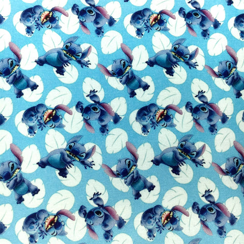 Stitch Feathers polyCotton Fabric Half Yard (18” x 55”)