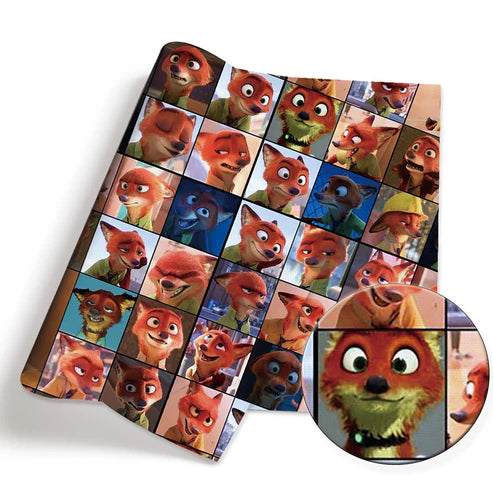 Animal City Adventures Polycotton Fabric - Half Yard (18” x 55”) 48898