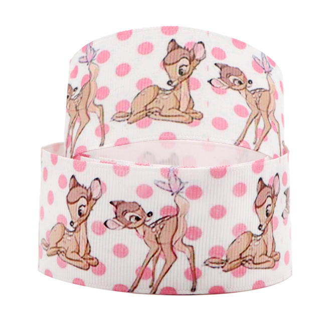 Cartoon Deer Grosgrain Ribbon 1078736
