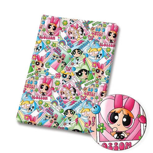 Super Girl Trio Adventures Polycotton Fabric - Half Yard (18” x 55”) 28414