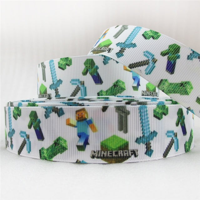 Pixel-block Game Grosgrain Ribbon 1045739py)