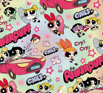 Super Girl Trio Adventures Polycotton Fabric - Half Yard (18” x 55”) 14612
