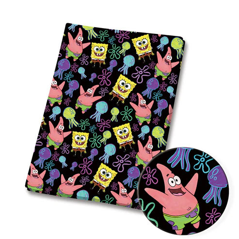 Underwater Sponge Adventures Polycotton Fabric - Half Yard (18” x 55”) 36659