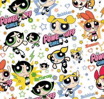 Super Girl Trio Adventures Polycotton Fabric - Half Yard (18” x 55”) 14607