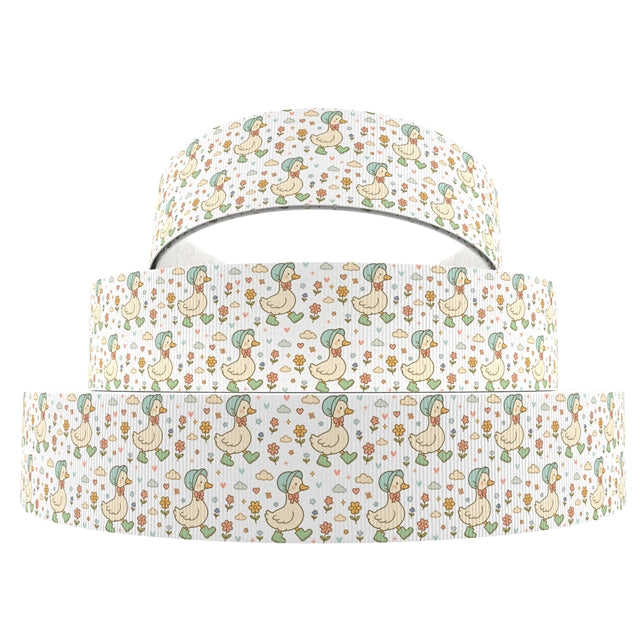 Mother Duck Character Grosgrain Ribbon 1291303