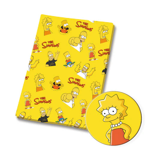 Yellow Cartoon Family Polycotton Fabric - Half Yard (18” x 55”) 90249
