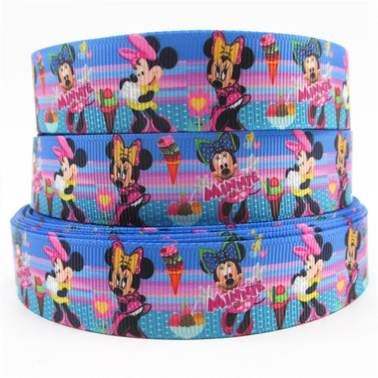 Classic Cartoon Girl Mouse Grosgrain Ribbon 1050080