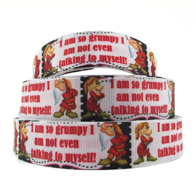 Fairytale Dwarf Character Grosgrain Ribbon 1053257