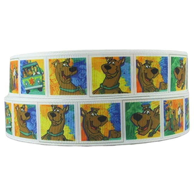 Mystery Pals Cartoon Dog Grosgrain Ribbon 12014977